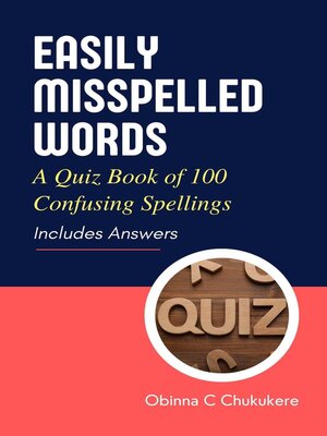 cover image of Easily Misspelled Words